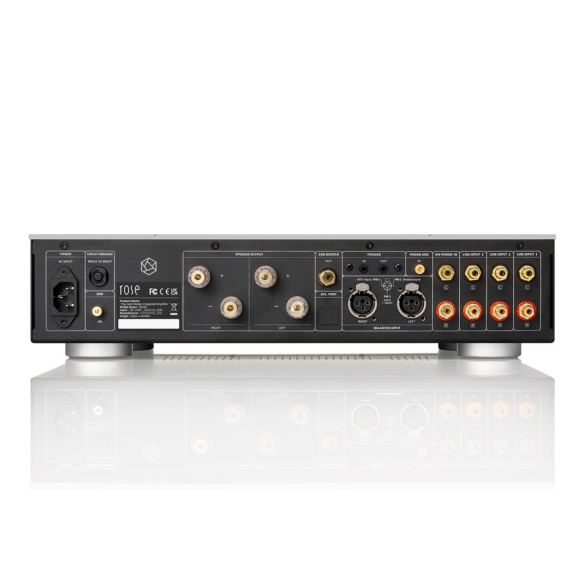 HiFi Rose RA280 Integrated Amplifier (Silver)