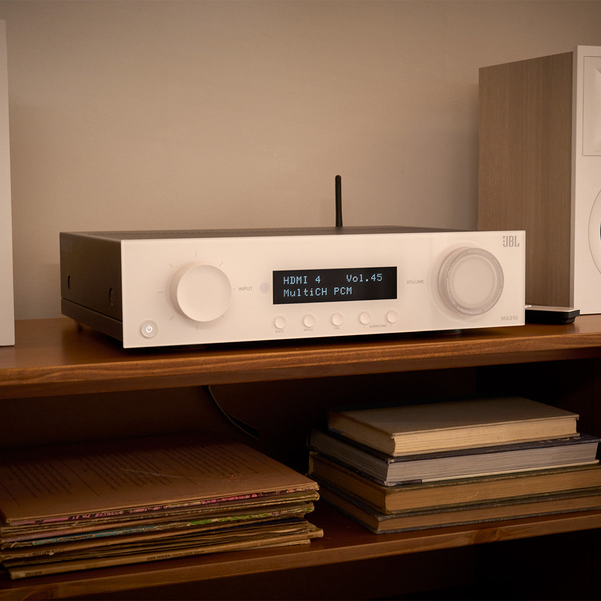 JBL MA310 5.2-Channel 4K Receiver (White)