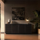 BDI Corridor 8109 4-Door Storage Credenza (Charcoal Stained Ash)