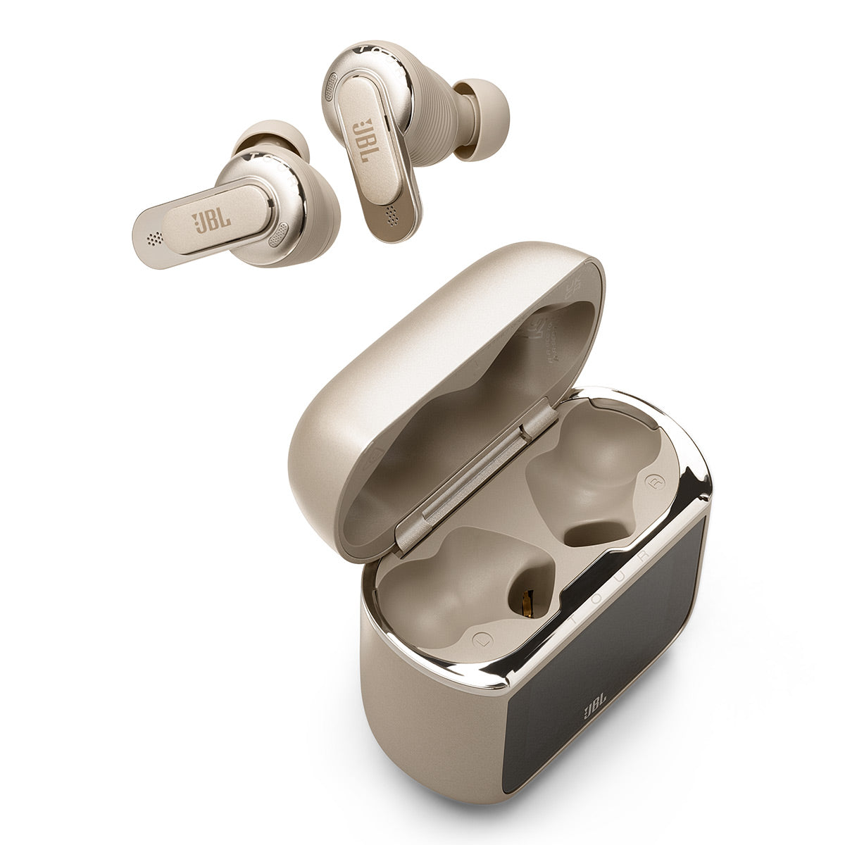 JBL TOUR Pro 3 Noise Cancelling True Wireless Earbud with gSport Case (Latte)