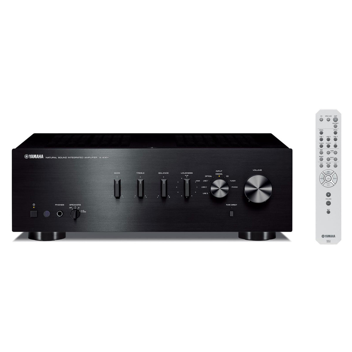 Yamaha A-S301 Integrated Amplifier (Black)