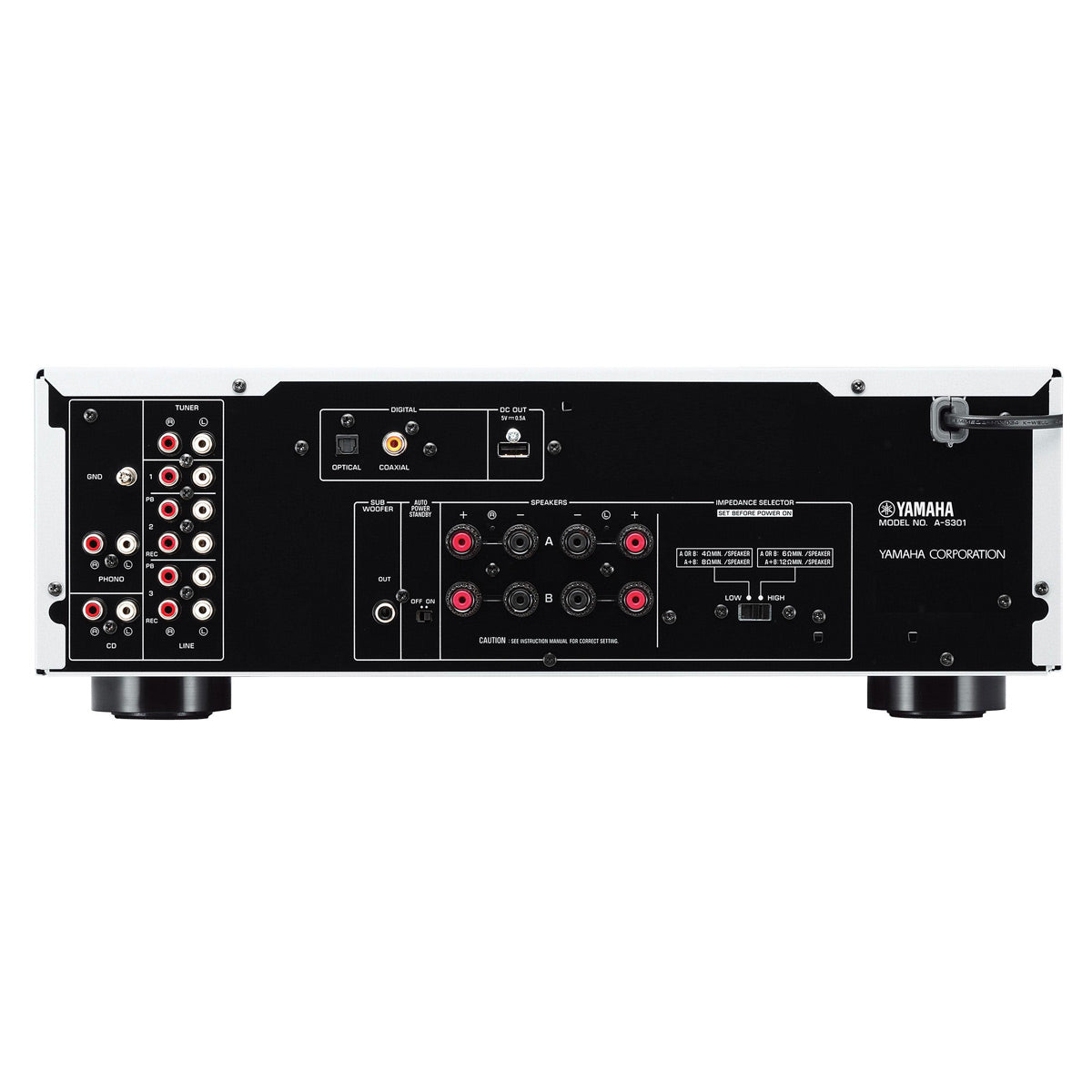 Yamaha A-S301 Integrated Amplifier (Black) | World Wide Stereo