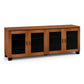 Salamander Chameleon Collection Elba 347 Quad AV Cabinet (Wide Framed American Cherry Doors with Smoked Glass Inserts)