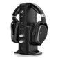 Sennheiser RS195 Over-Ear Closed Headphone with 100m Range Transmitter (Black)