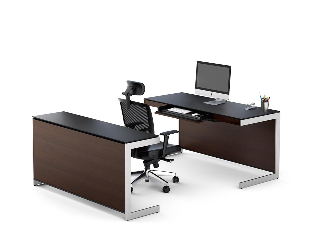 BDI TC-223 Leather Task Chair (Black)