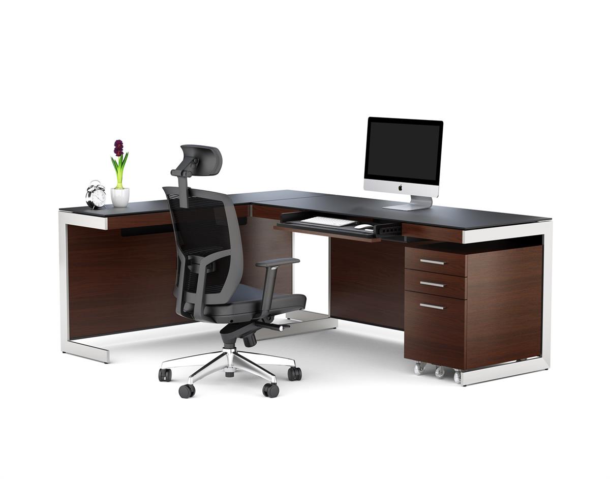 BDI TC-223 Leather Task Chair (Black)