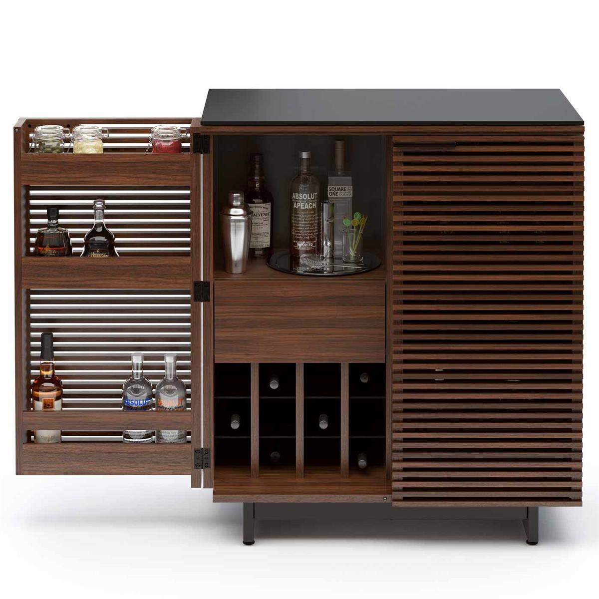 BDI Corridor 5620 Compact Bar (Chocolate Stained Walnut)