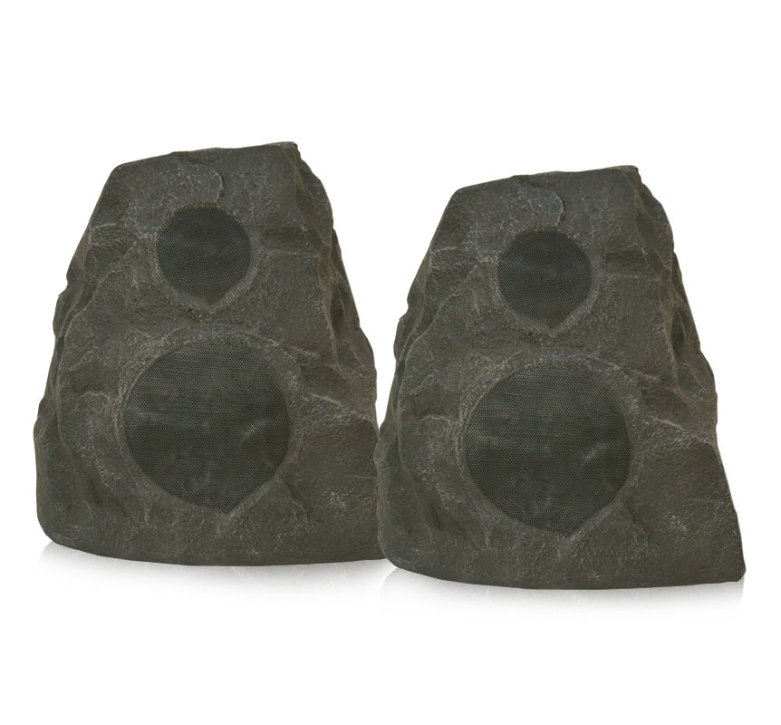 Klipsch AWR-650-SM Outdoor Landscape Rock Speakers - Granite (Pair)