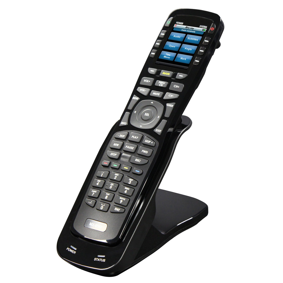 Universal Remote MX-890 IR/RF Hard Button Remote Control with Color LCD