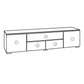Salamander Chameleon Collection Corsica 245 Quad Speaker Integrated Cabinet (Thick Cherry with Black Glass Top)
