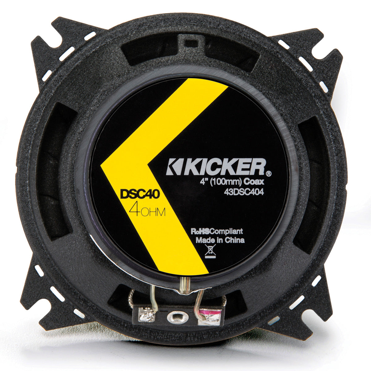 Kicker DSC40 DS Series 4" 4-Ohm Coaxial Speakers