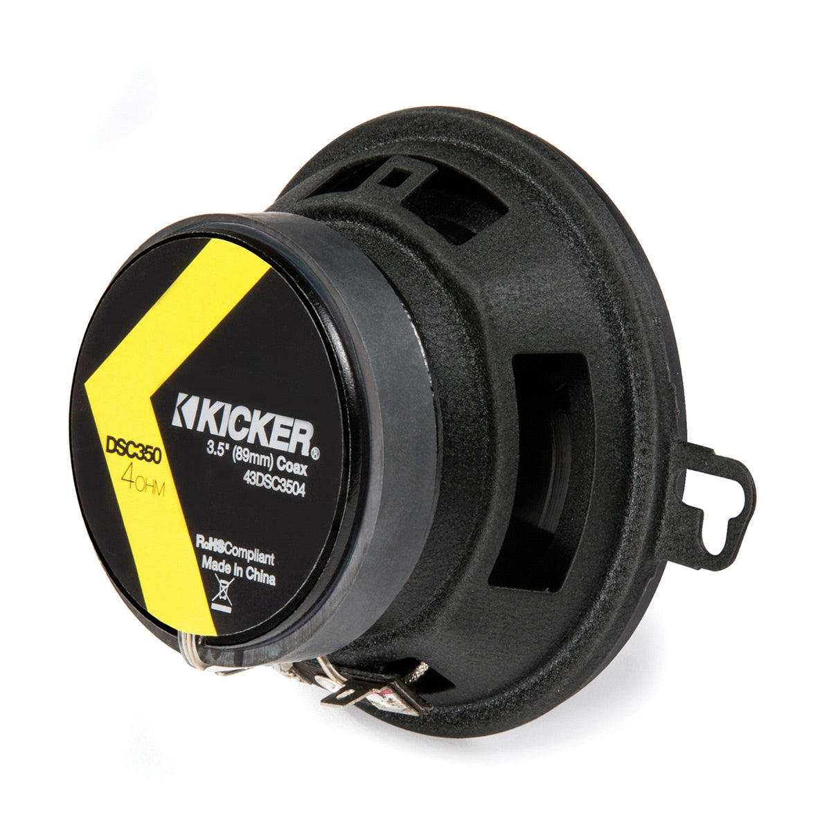 Kicker DSC350 DS Series 3.5" 4-Ohm Coaxial Speaker