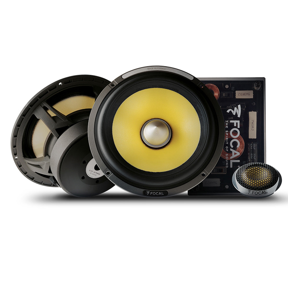 Focal ES 165 KX2 K2 Power 6-1/2" 2-way Component Speaker System