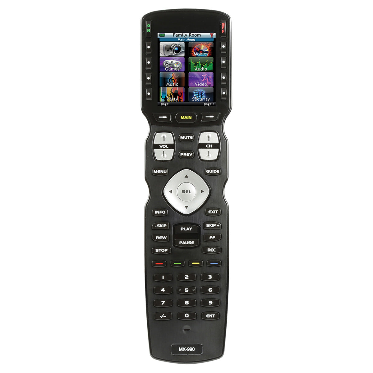 Universal Remote MX-990 Complete Control IR/RF Remote With Color LCD Screen
