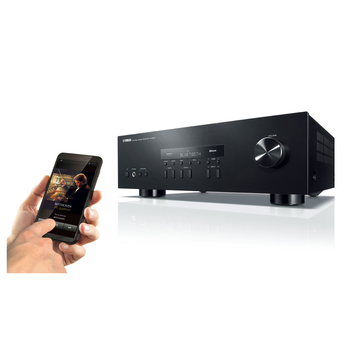 Yamaha R-S202 2-Channel Home Stereo Receiver with Bluetooth