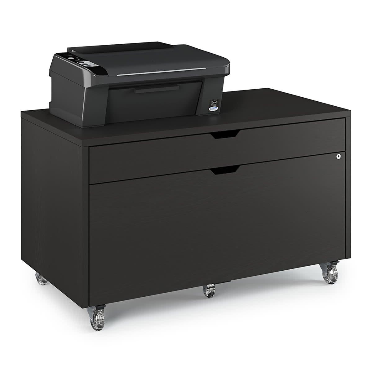 BDI MODICA File Pedestal 6347 (Charcoal Stained Ash)