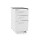 BDI CENTRO 6414 3-Drawer File Cabinet (White)