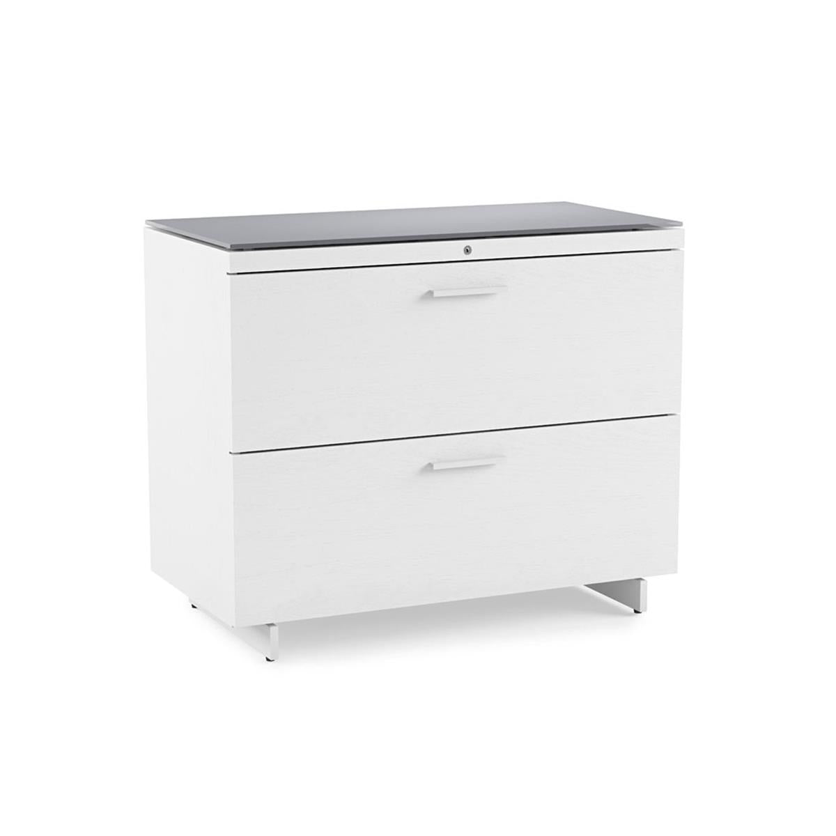 BDI CENTRO 6416 Lateral File Cabinet (White)