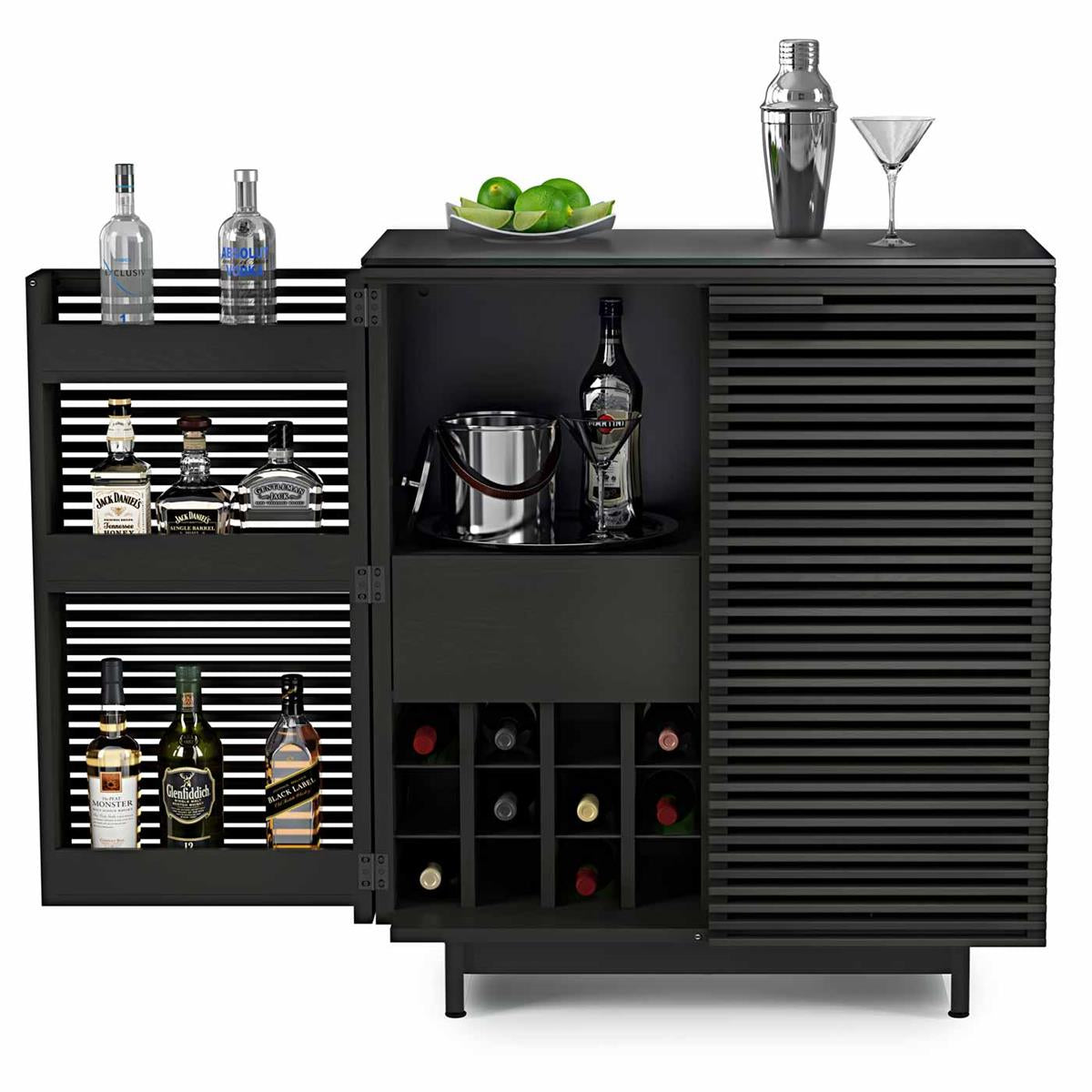BDI Corridor 5620 Compact Bar (Charcoal Stained Ash)