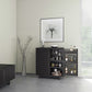 BDI Corridor 5620 Compact Bar (Charcoal Stained Ash)