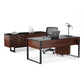 BDI Corridor 6529 Credenza Cabinet (Chocolate Stained Walnut)