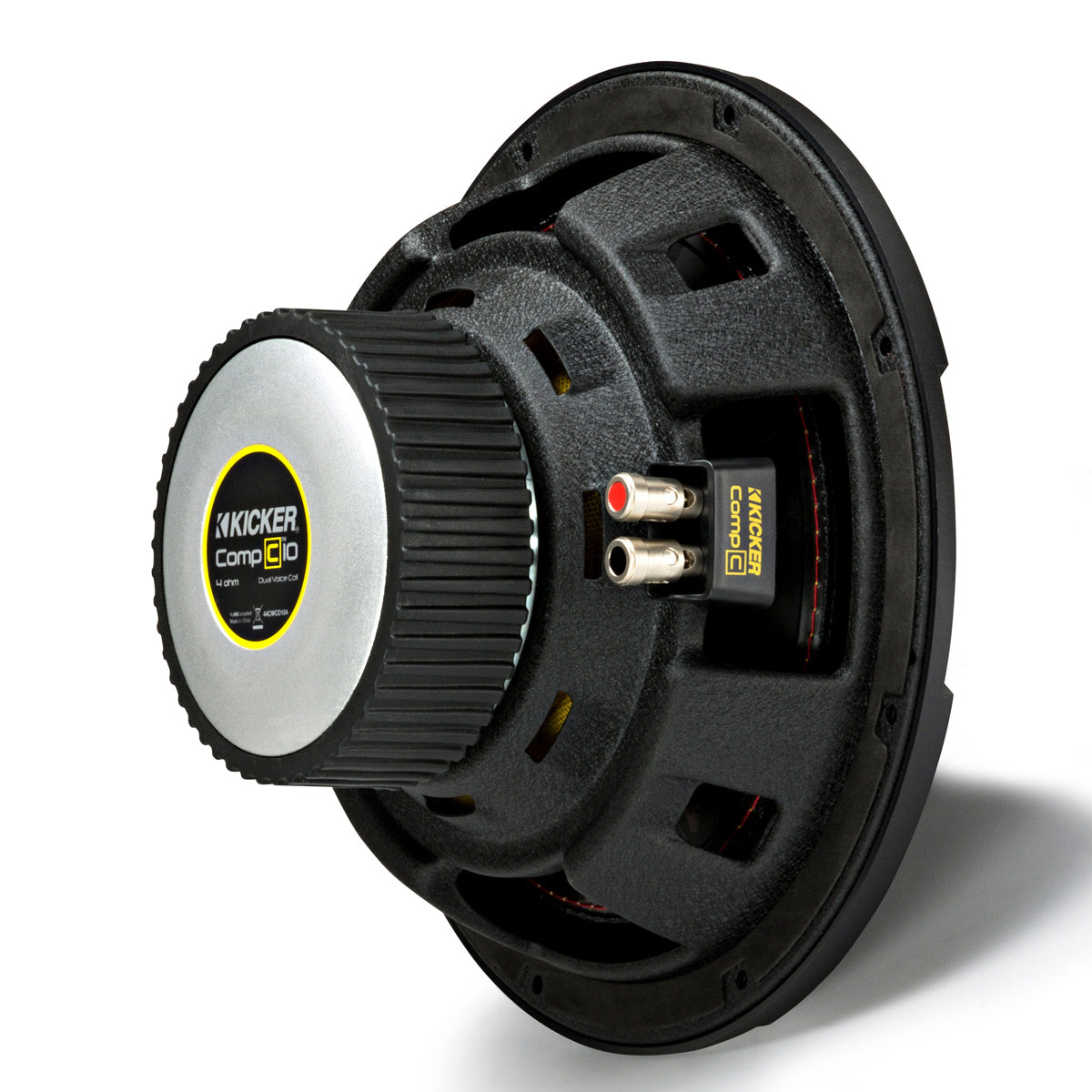 Kicker 44CWCD104 10" CompC 4-Ohm DVC Subwoofer