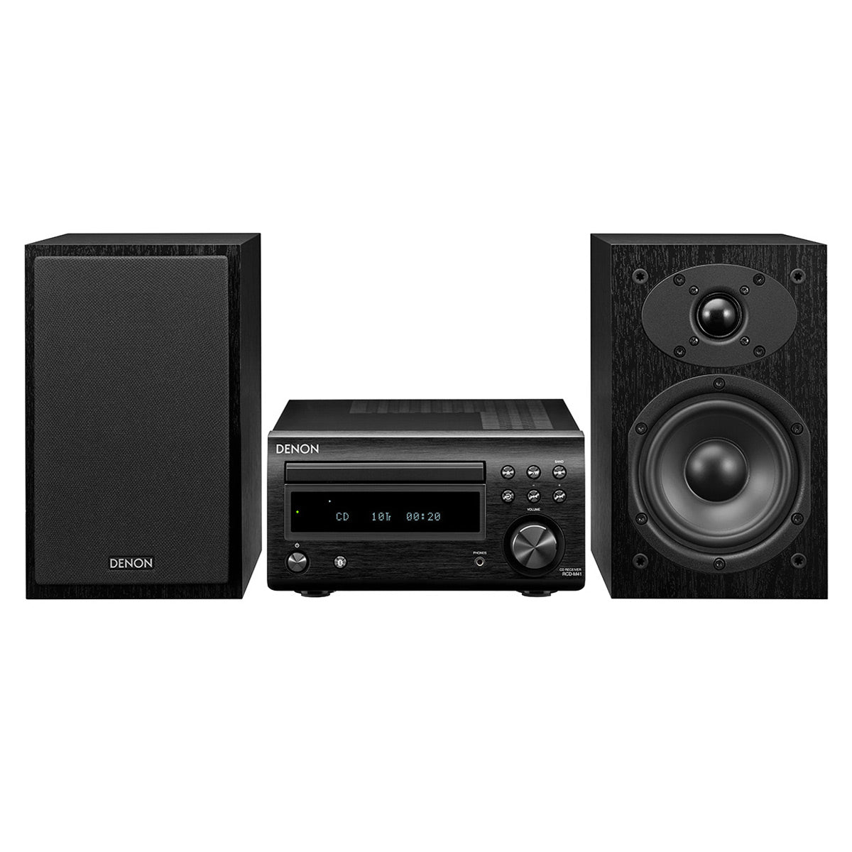 Denon D-M41 Hi-Fi System with CD, Bluetooth, and AM/FM Tuner