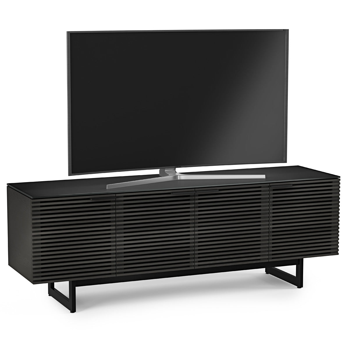 BDI Corridor 8179 Quad Media Console for TVs up to 85" (Charcoal Stained Ash)