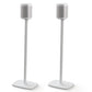 Flexson Fixed-Height Floor Stand for Sonos One - Pair (White)