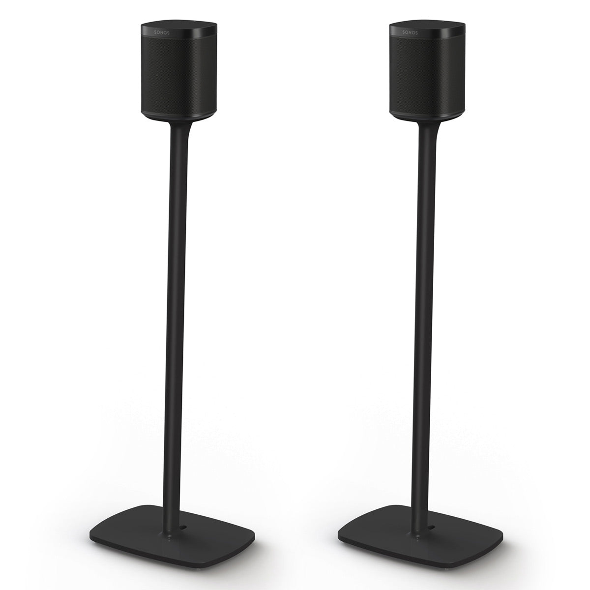 Flexson Floor Stands for Sonos One - Pair (Black)