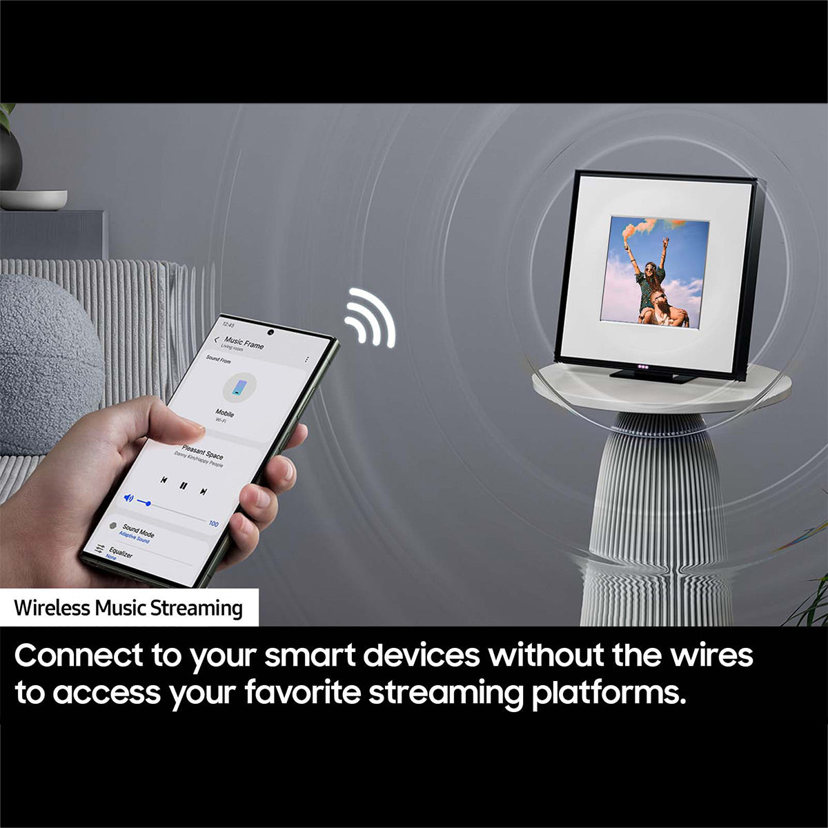 Samsung HW-LS60D Music Frame Bluetooth Speaker with Wall Mount