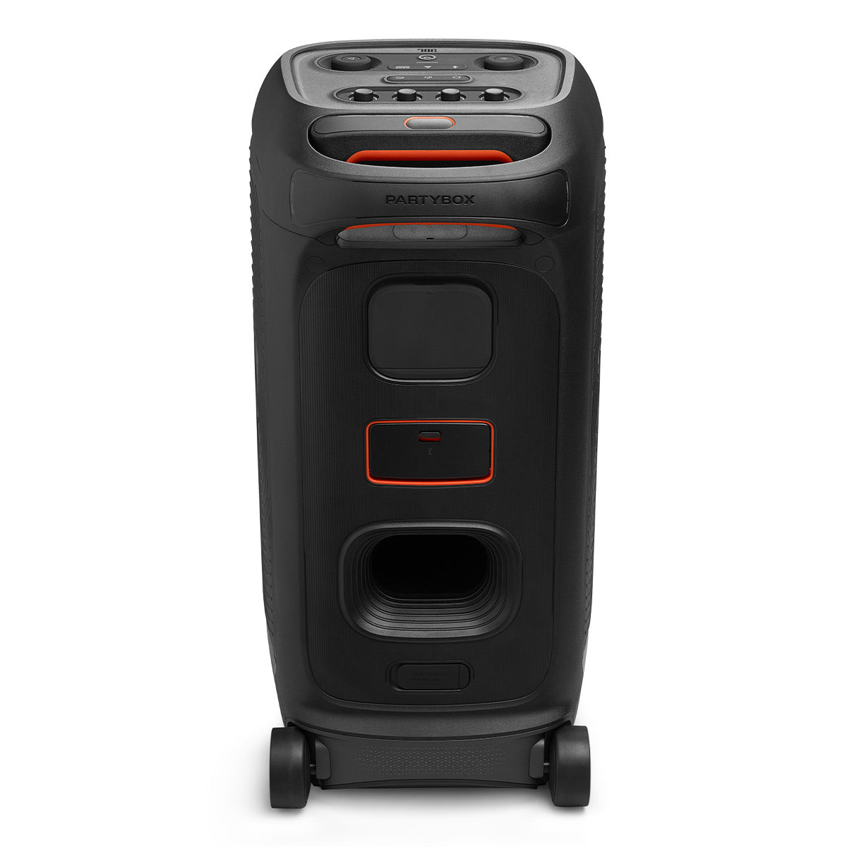 JBL PartyBox Stage 320 Portable Party Speaker with Wireless Two Microphone System (Black)