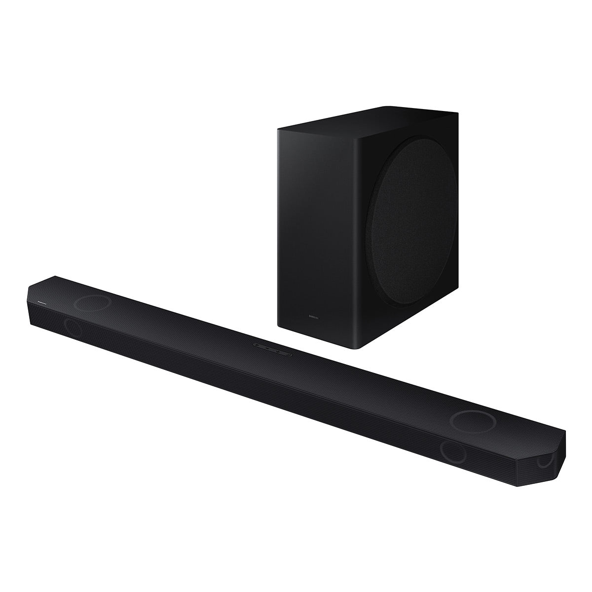 Samsung Q80D 65" 4K QLED Smart TV (2024) with HW-Q800D 5.1.2-Channel Soundbar and Wireless Subwoofer