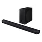 Samsung Q80D 65" 4K QLED Smart TV (2024) with HW-Q800D 5.1.2-Channel Soundbar and Wireless Subwoofer