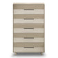 BDI KAVA Bedroom 9685 5-Drawer Chest (Washed Oak)