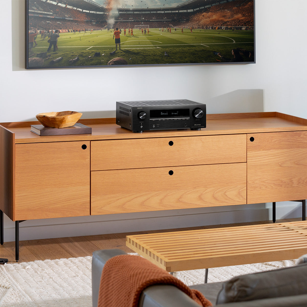 Denon AVRX1800H 7.2 Channel 8K Receiver with AudioQuest SKY 3m HDMI Cable