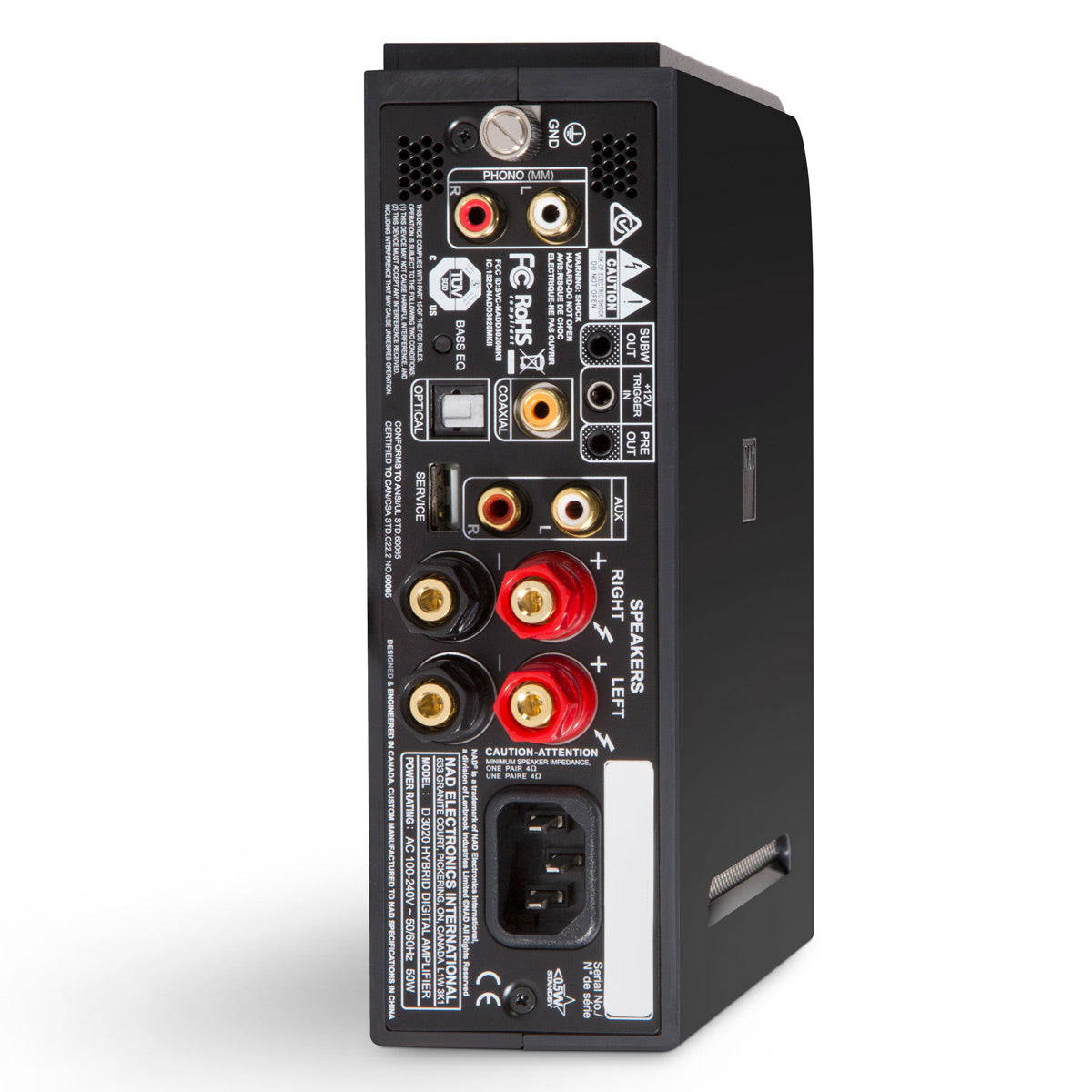 thumbnail image 2 of Replacement Remote Control For NAD D 3020 Hybrid Digital Amplifier – Infrared, Black 2 of 6