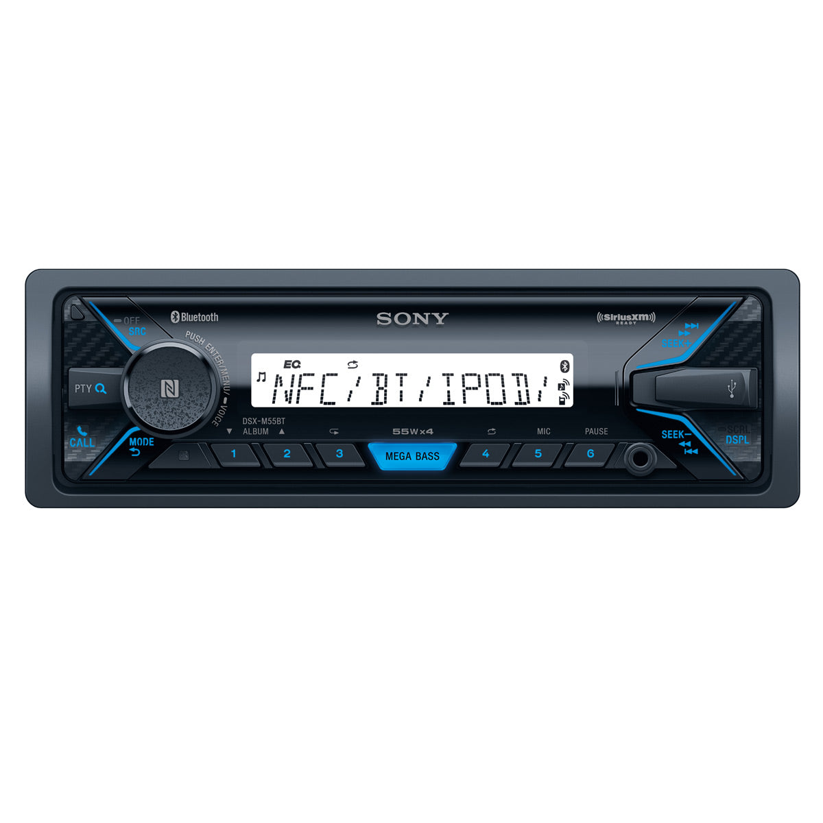Sony Mobile DSX-M55BT Marine Digital Media Receiver with Bluetooth