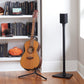 Sanus Fixed-Height Wireless Speaker Stands for Sonos ONE, PLAY:1, and PLAY:3 - Pair (Black)