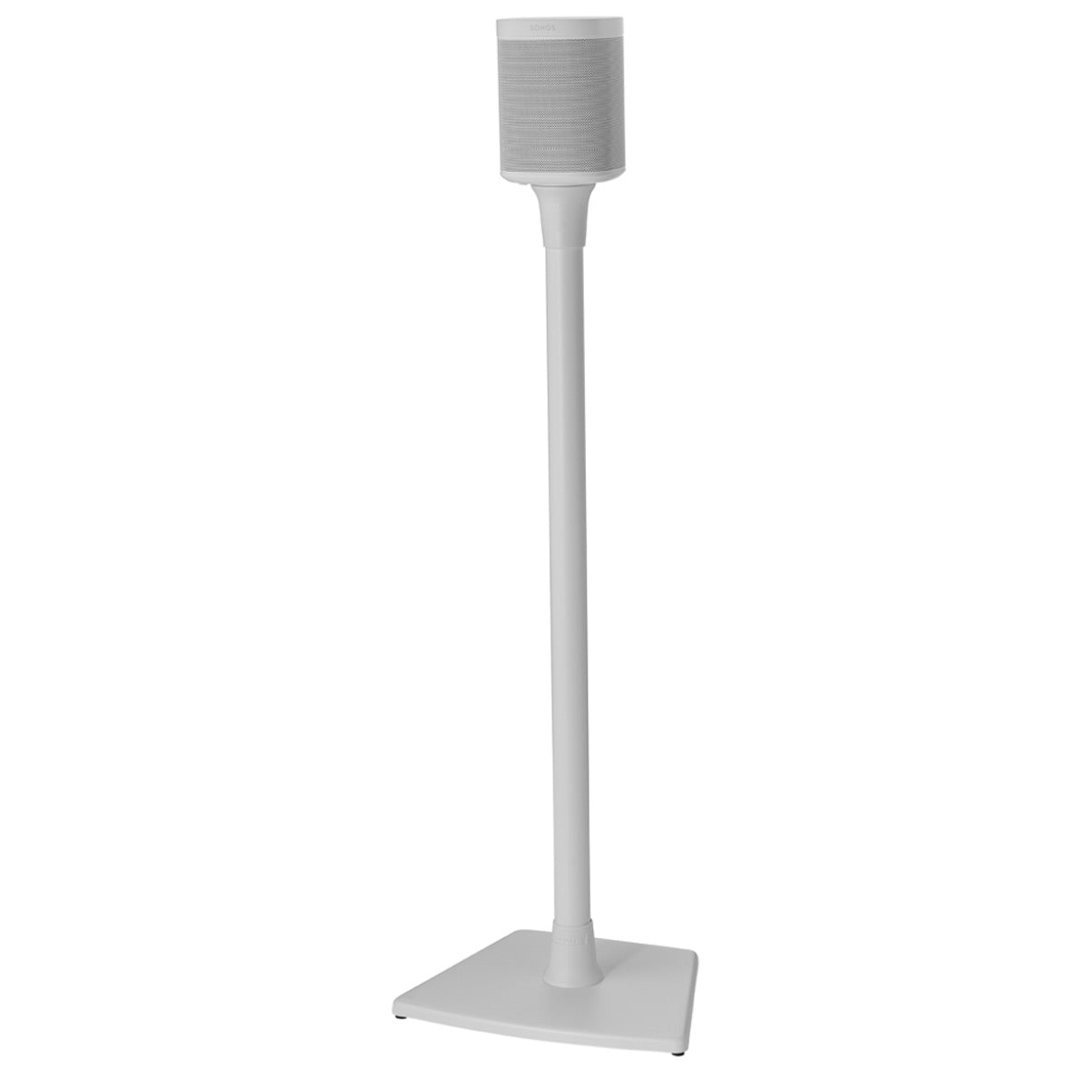 Sanus Fixed-Height Wireless Speaker Stands for Sonos ONE, PLAY:1, and PLAY:3 - Pair (White)