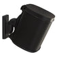 Sanus Wireless Speaker Swivel and Tilt Wall Mounts for Sonos ONE, PLAY:1, and PLAY:3 - Pair (Black)