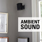 Sanus Wireless Speaker Swivel and Tilt Wall Mounts for Sonos ONE, PLAY:1, and PLAY:3 - Pair (Black)