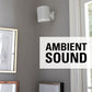 Sanus Wireless Speaker Swivel and Tilt Wall Mounts for Sonos ONE, PLAY:1, and PLAY:3 - Pair (White)
