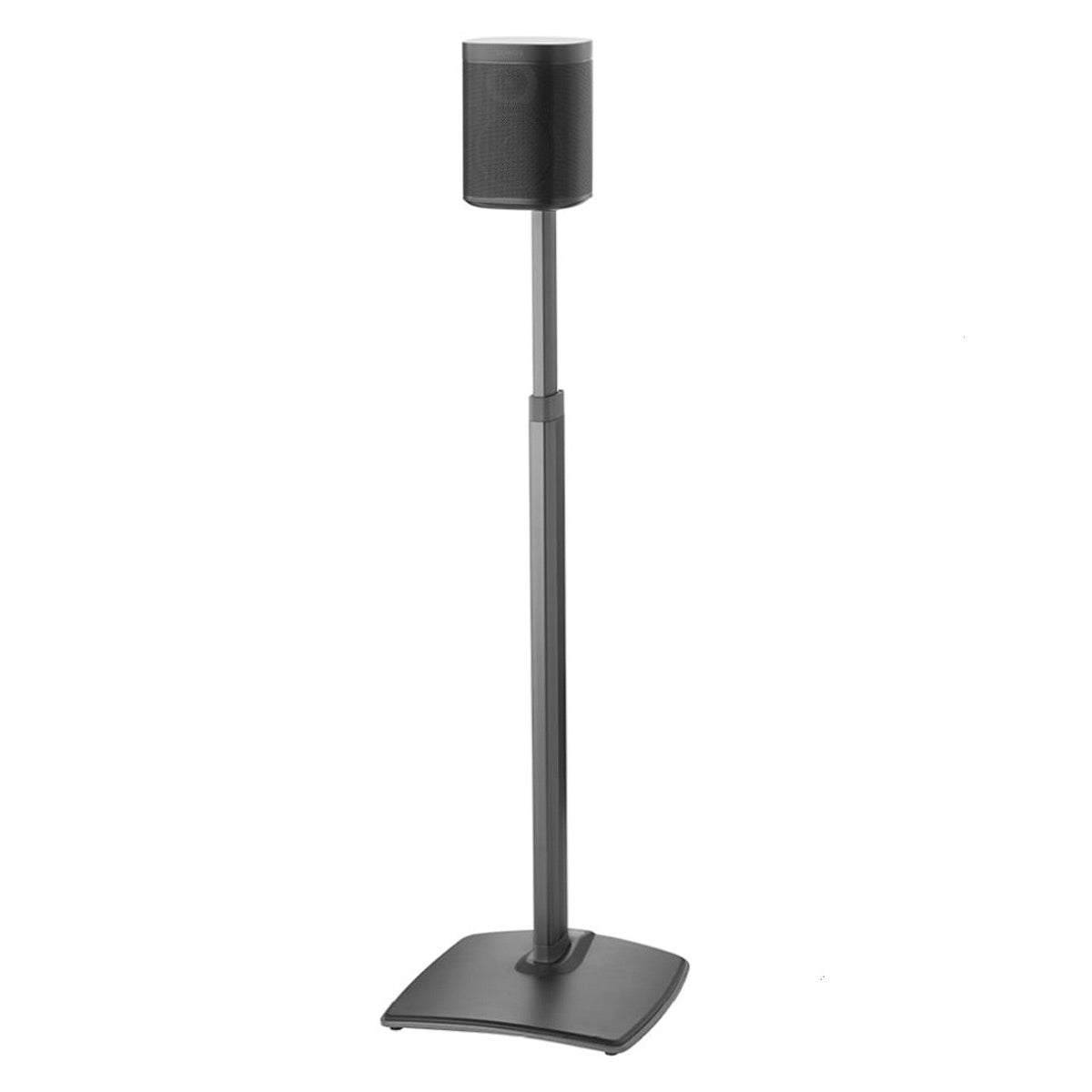 Sanus WSSA1 Height-Adjustable Wireless Speaker Stand for Sonos ONE, PLAY:1, and PLAY:3 - Each (Black)