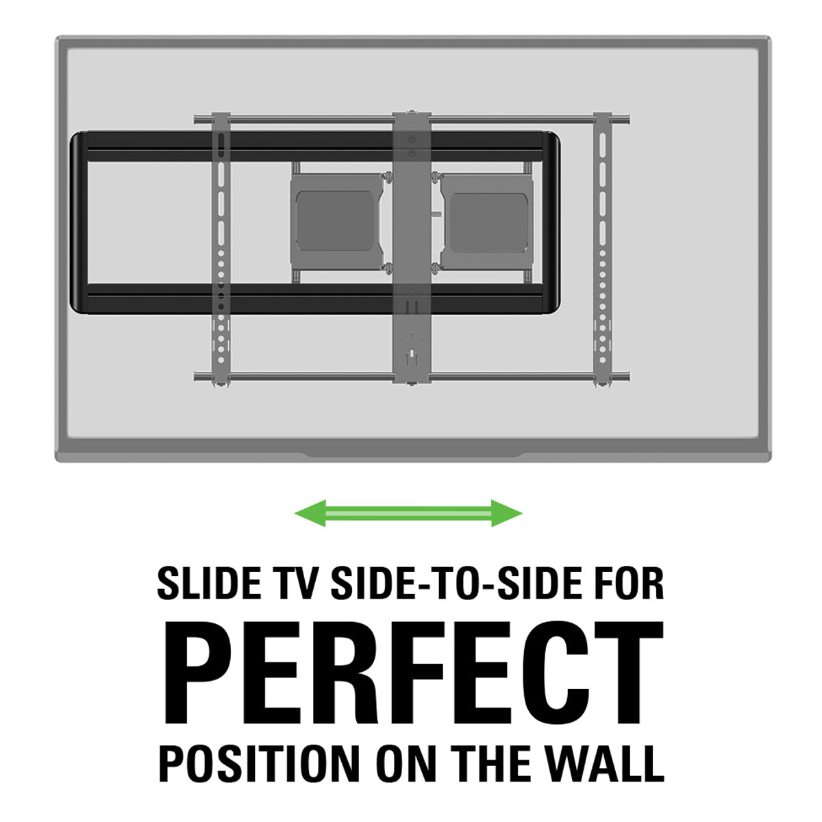 Sanus VLF613-B1 Super Slim Full Motion TV Mount for 40" - 80" TV