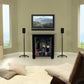 Sanus EFSat Adjustable Stands for Satellite Speakers - Pair (Black)