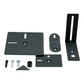 Sanus EFSat Adjustable Stands for Satellite Speakers - Pair (Black)
