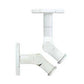 White speaker wall mounts with tilt and swivel adjustment