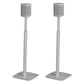 Flexson Adjustable Floorstands for Sonos One or PLAY:1 - Pair (White)
