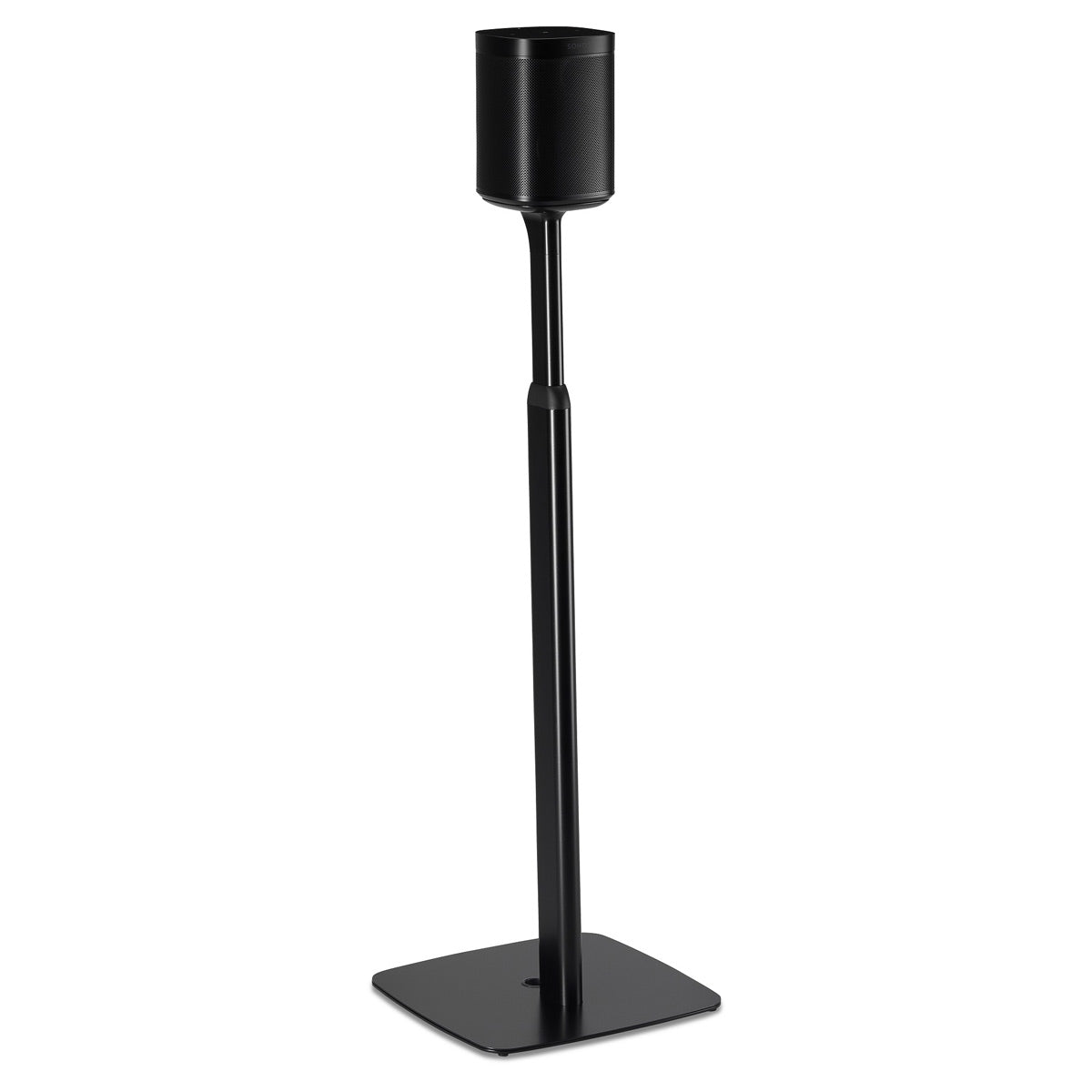 Flexson Height-Adjustable Floorstands for Sonos One or PLAY:1 - Pair (Black)
